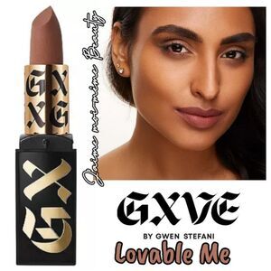 GXVE by Gwen Stefani Matte Lipstick in Lovable Me (Peachy Brown Neutral)